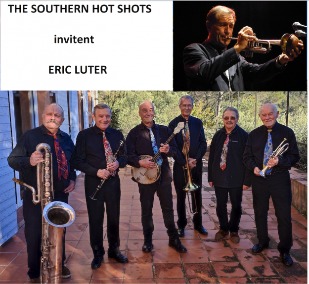 Concert Jazz avec SOUTHERN STOMPERS invitent ERIC LUTER au Jazz@Table du Café de France